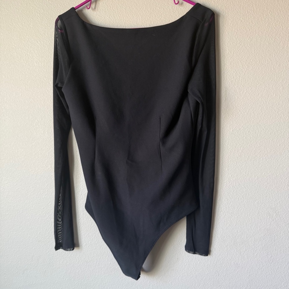 Abercrombie & Fitch Black Long-Sleeve  Bodysuit